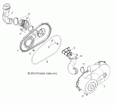 DRIVE TRAIN, CLUTCH COVER and DUCTING - Z14XE7EAL/X (49RGRCLUTCHCVR11RZRS)