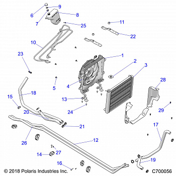 ENGINE, COOLING SYSTEM - R19RSE99N1 (C700056)