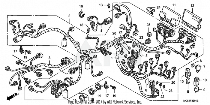 WIRE HARNESS (ST1300A)