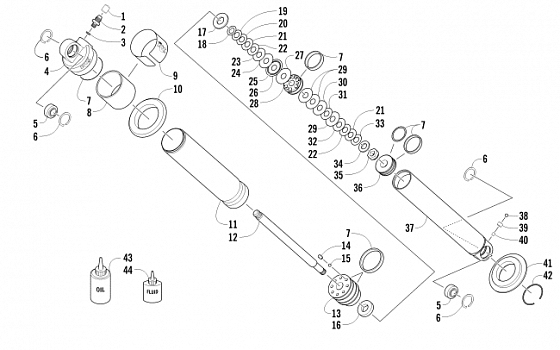 REAR SUSPENSION SHOCK ABSORBER