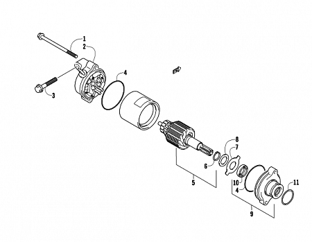 STARTER MOTOR ASSEMBLY