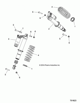 SUSPENSION, FRONT SHOCK MOUNTING - Z18VBE99BW (701823)