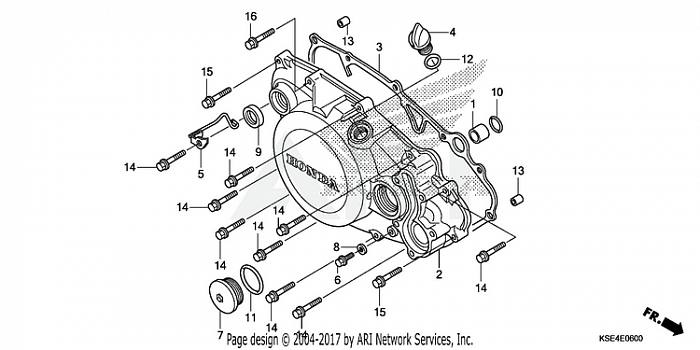 RIGHT CRANKCASE COVER