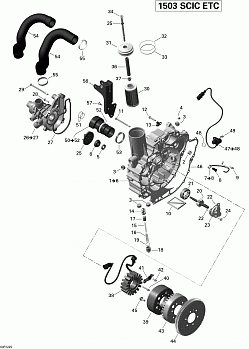 PTO Cover And Magneto 1_Sea-Doo