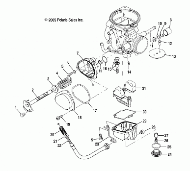 ENGINE, LOWER CARBURETOR - A10NG50AA (4999201549920154D02)