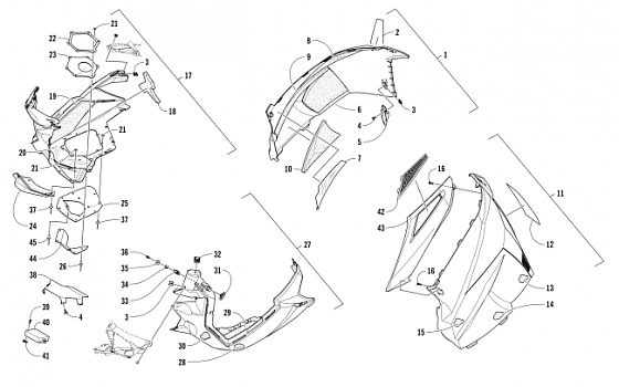 SKID PLATE AND SIDE PANEL ASSEMBLY