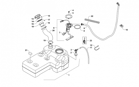 GAS TANK ASSEMBLY