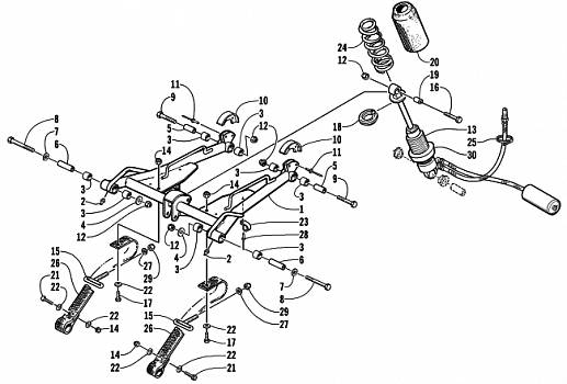 REAR SUSPENSION FRONT ARM ASSEMBLY