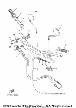 STEERING HANDLE CABLE