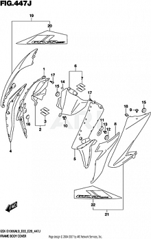 FRAME BODY COVER (GSX-S1000AZL9 E33)