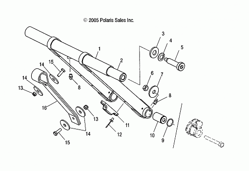 TORQUE ARM, FRONT - S06NT6ES (4998889888B09)