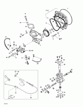 Oil Injection System, Oil Pump, Rotary Valve