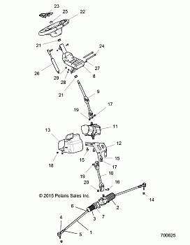 STEERING, POWER STEERING ASM. - Z17VDE99NM (700625)