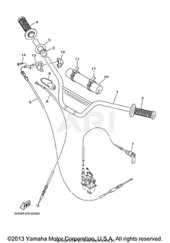 STEERING HANDLE CABLE