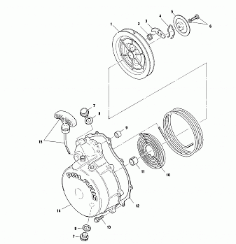 RECOIL STARTER - A00CH50EB (4954805480E001)