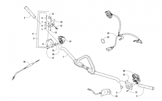 HANDLEBAR AND CONTROLS