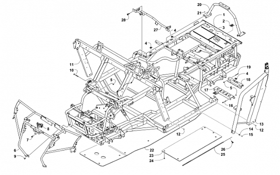 FRAME AND RELATED PARTS