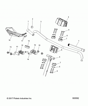 STEERING, UPPER and HANDLEBAR ASM. - S18DCL6PS/PEM (600562)