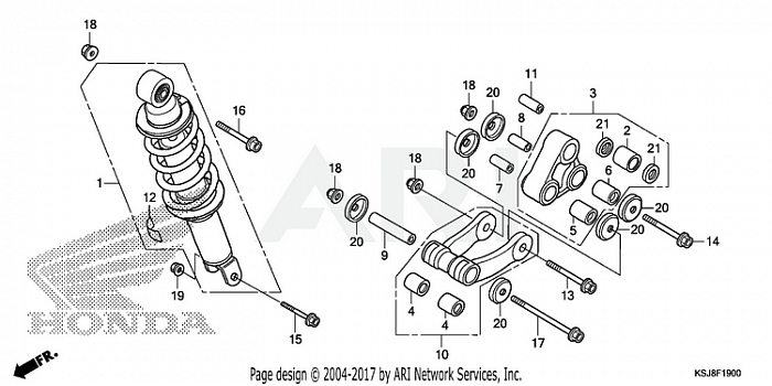 REAR SHOCK ABSORBER