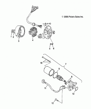 GENERATOR/STARTING MOTOR - A06KA09CA/CB/CC/CD (4999202399920239C04)