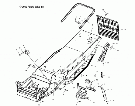 CHASSIS - S01NX4CS (4961676167A003)