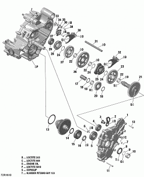 Gear Box and Components - GBPS - 6x6