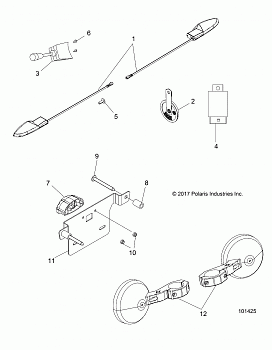 ELECTRICAL, TURN SIGNALS, HORN AND MIRRORS - A18DAA57F5