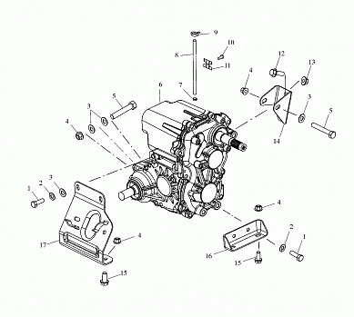 TRANSMISSION MOUNTING - A10RD50AA (4970977097B02)