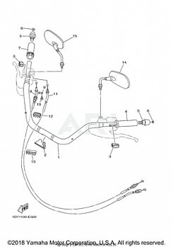 STEERING HANDLE CABLE