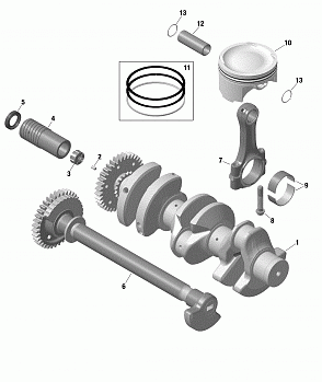Engine - Crankshaft And Pistons