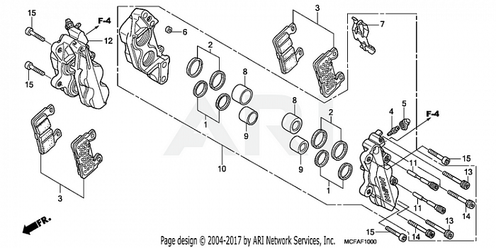 FRONT BRAKE CALIPER