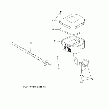 STEERING, CONTROLS, THROTTLE ASM. and CABLE - A15SXE95FK (49ATVCONTROLS15850SP)