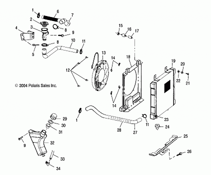 COOLING SYSTEM - A05CL50AA (4995019501A07)