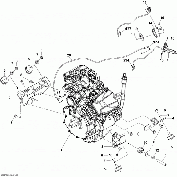 Engine And Engine Support