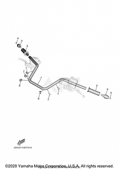 STEERING HANDLE CABLE