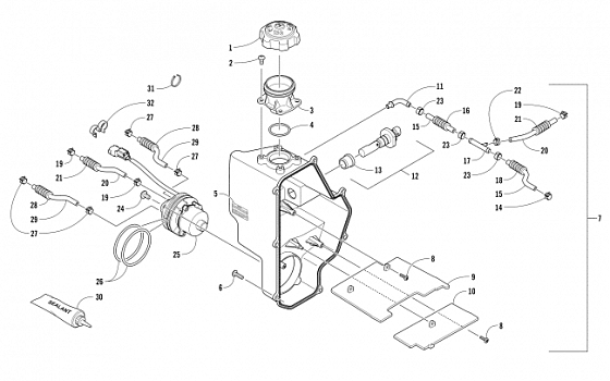 OIL TANK ASSEMBLY