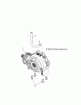 DRIVE TRAIN, FRONT GEARCASE - R11JH87AA/AD (49RGRGEARCASEMTG11RZR875)