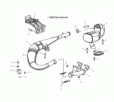 EXHAUST SYSTEM - S04NT5BS/BE (4988518851C05)