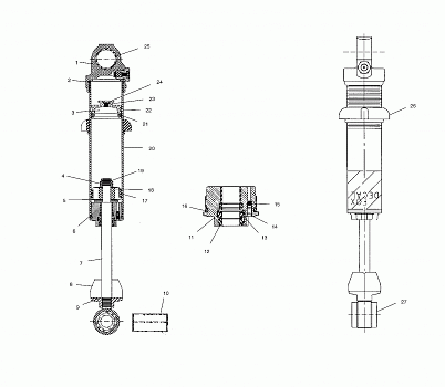 FRONT SHOCK - S01ND6DS (4960636063B011)