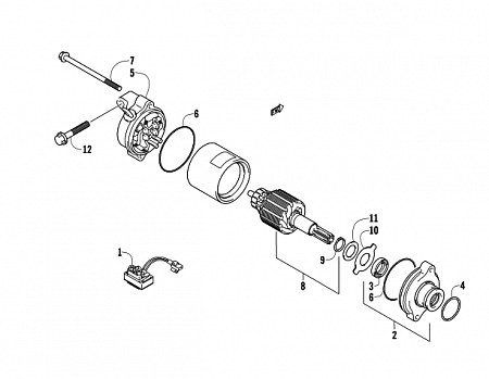 STARTER MOTOR ASSEMBLY