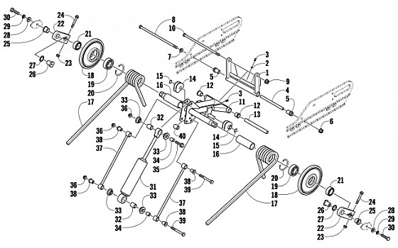 REAR SUSPENSION REAR ARM ASSEMBLY