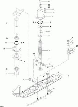 Front Suspension And Ski