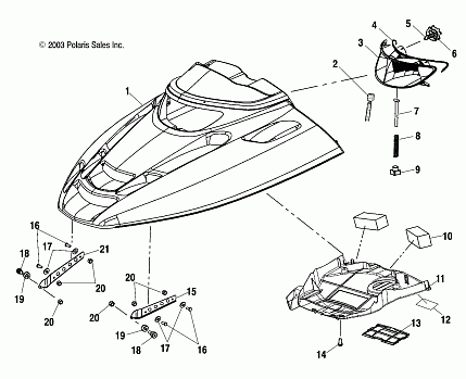 HOOD - S04NT5BS/BE (4988518851A10)