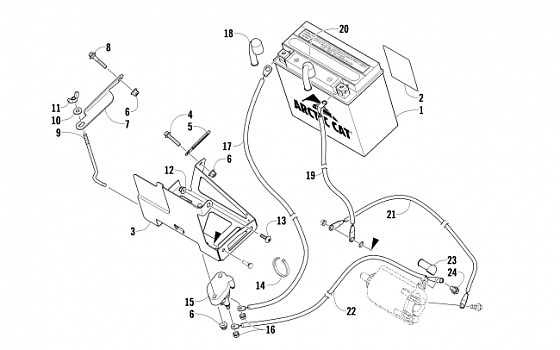 BATTERY AND TRAY ASSEMBLY