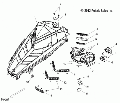 BODY, HOOD ASM. - S14CN8/CY8 ALL OPTIONS (49SNOWHOOD13RMK)