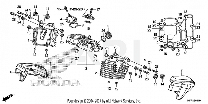 REAR CYLINDER HEAD COVER