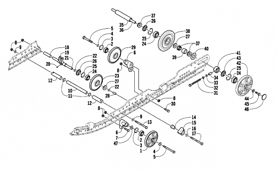 IDLER WHEEL ASSEMBLY