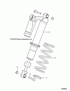 SUSPENSION, FRONT SHOCK MOUNTING - R16RGE99AE (700835)