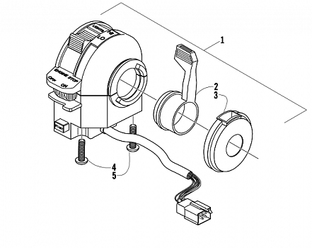 CONTROL SWITCH HOUSING ASSEMBLY