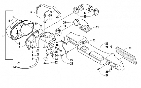 AIR SILENCER ASSEMBLY